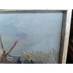 Средна картина масло на платно Испания - 3738